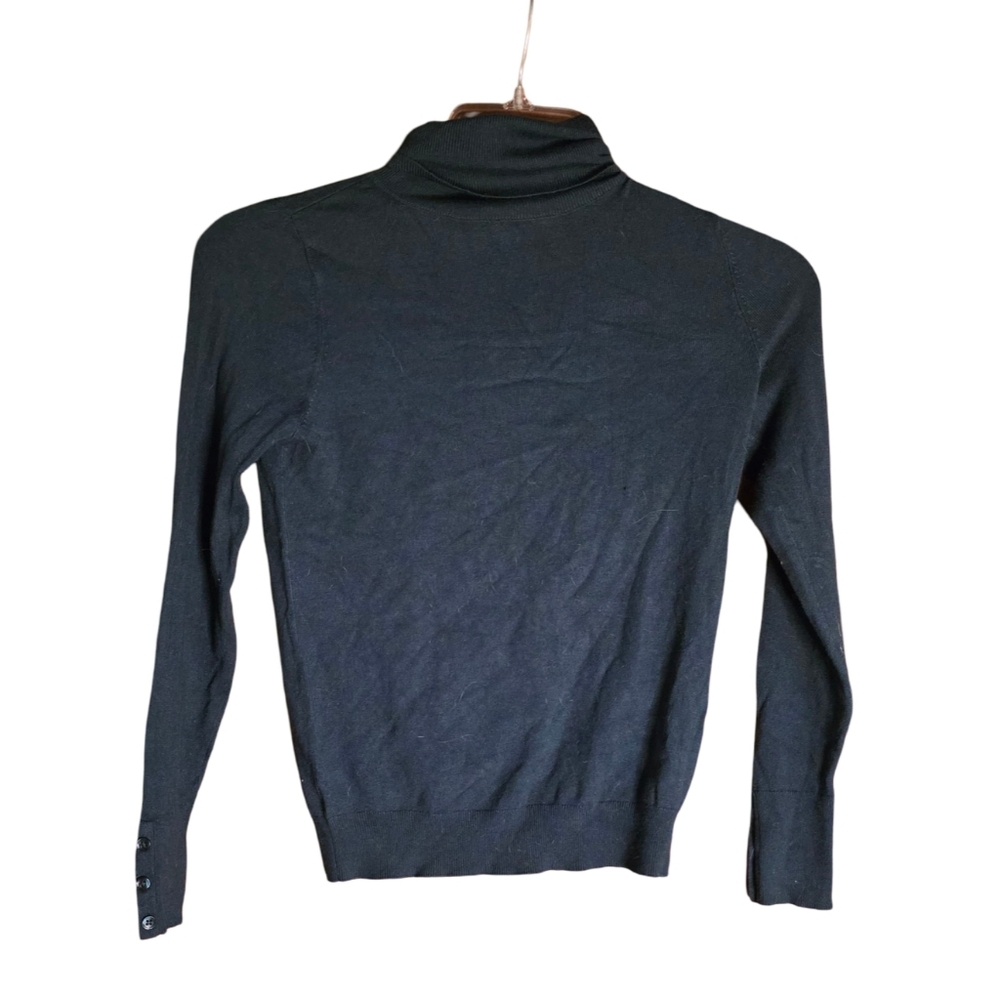 TitleAnn Taylor Factory Dark Green Turtleneck Sweater XS